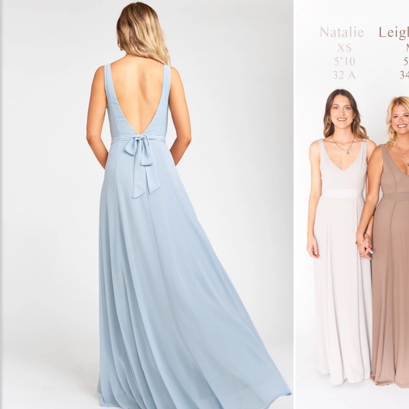 Jenn Maxi Dress (Show Me Your MuMu) in Steel Blue, Size S, Unaltered - Picture 3 of 4